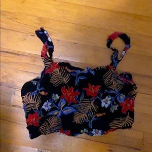 Flower crop top